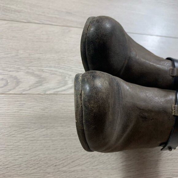 Rag & Bone Brown Leather Harrow Heeled Boots - Picture 7 of 10